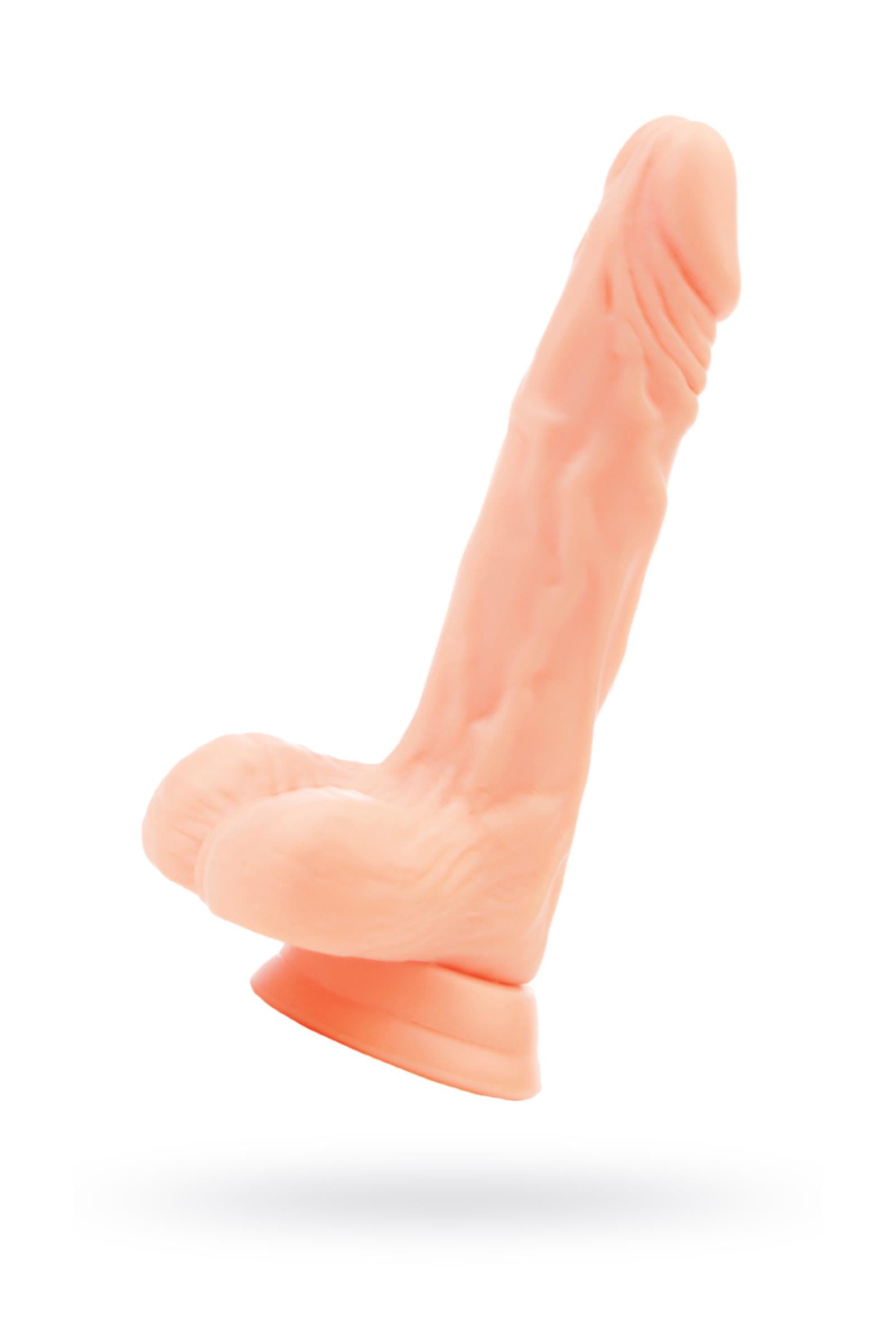 A-Toys by TOYFA  Slock Realistik Dildo, TPE, Ten, 19 cm