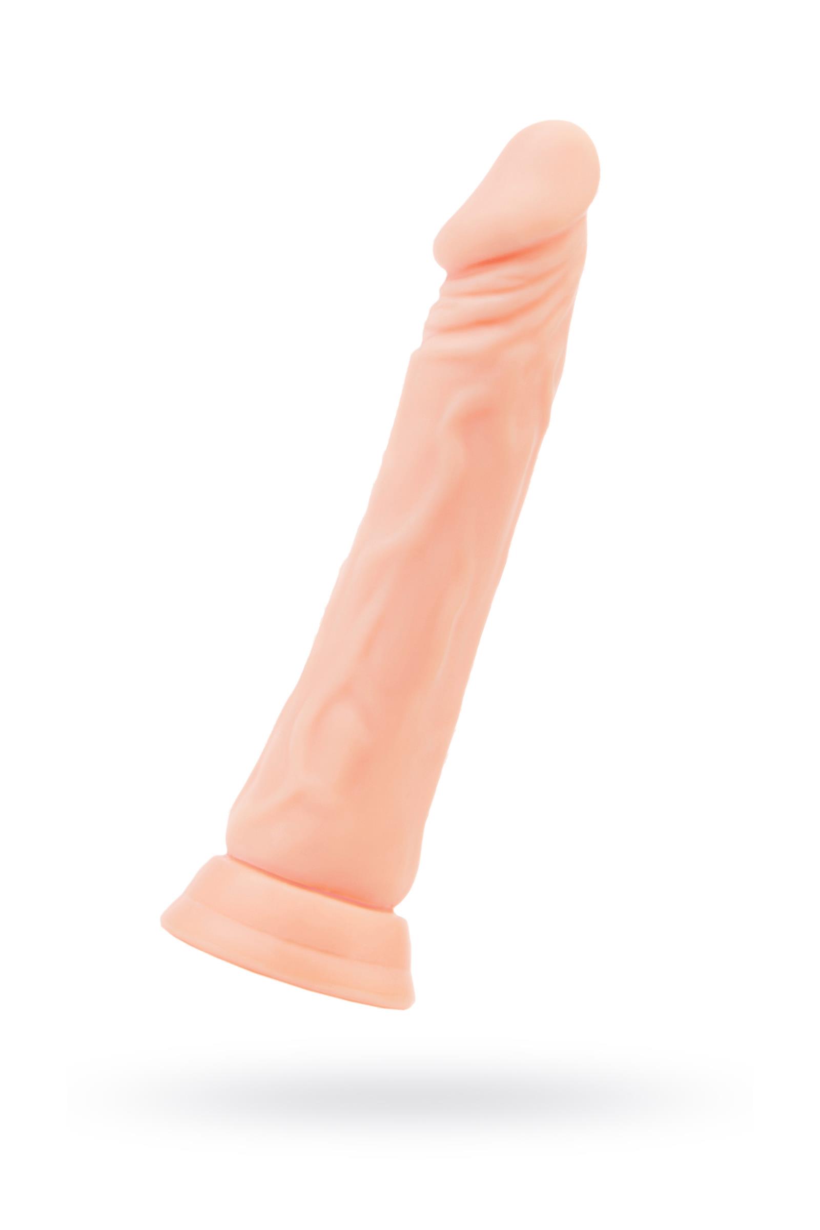 A-Toys by TOYFA Toon Vantuzlu Realistik Dildo, TPE, Ten, 20 cm