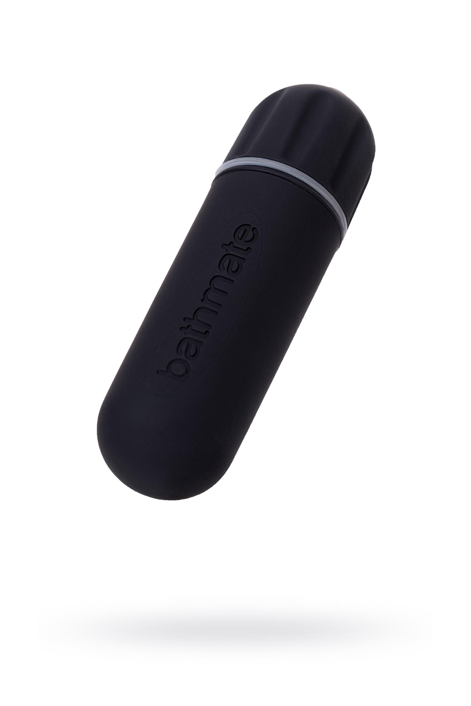 Bathmate Vibe Bullet Black, Şarj edilebilir, su geçirmez, plastik, siyah