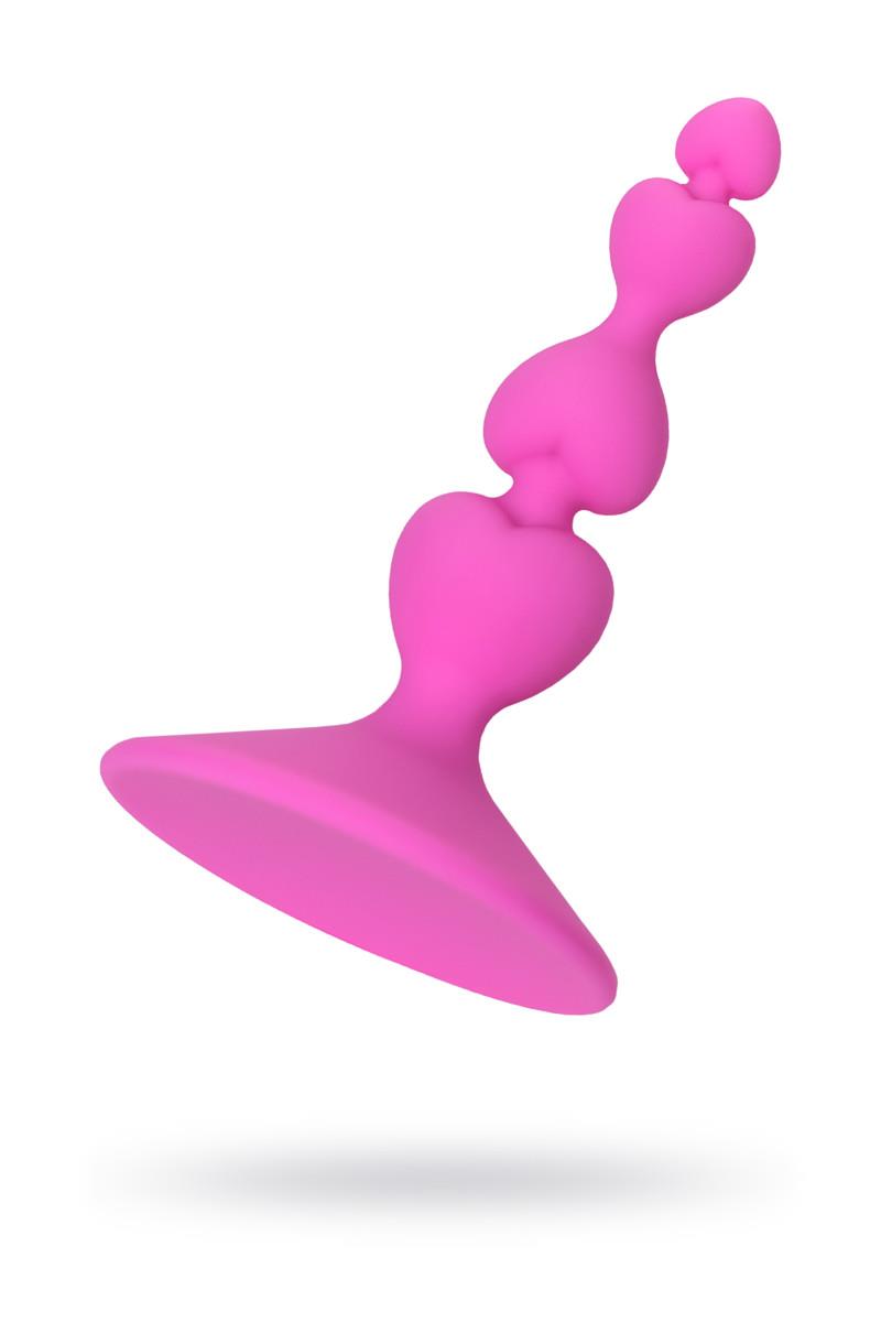 Eromantica anal kılıfı, silikon, pembe, 8 cm, Ø 2,3 cm