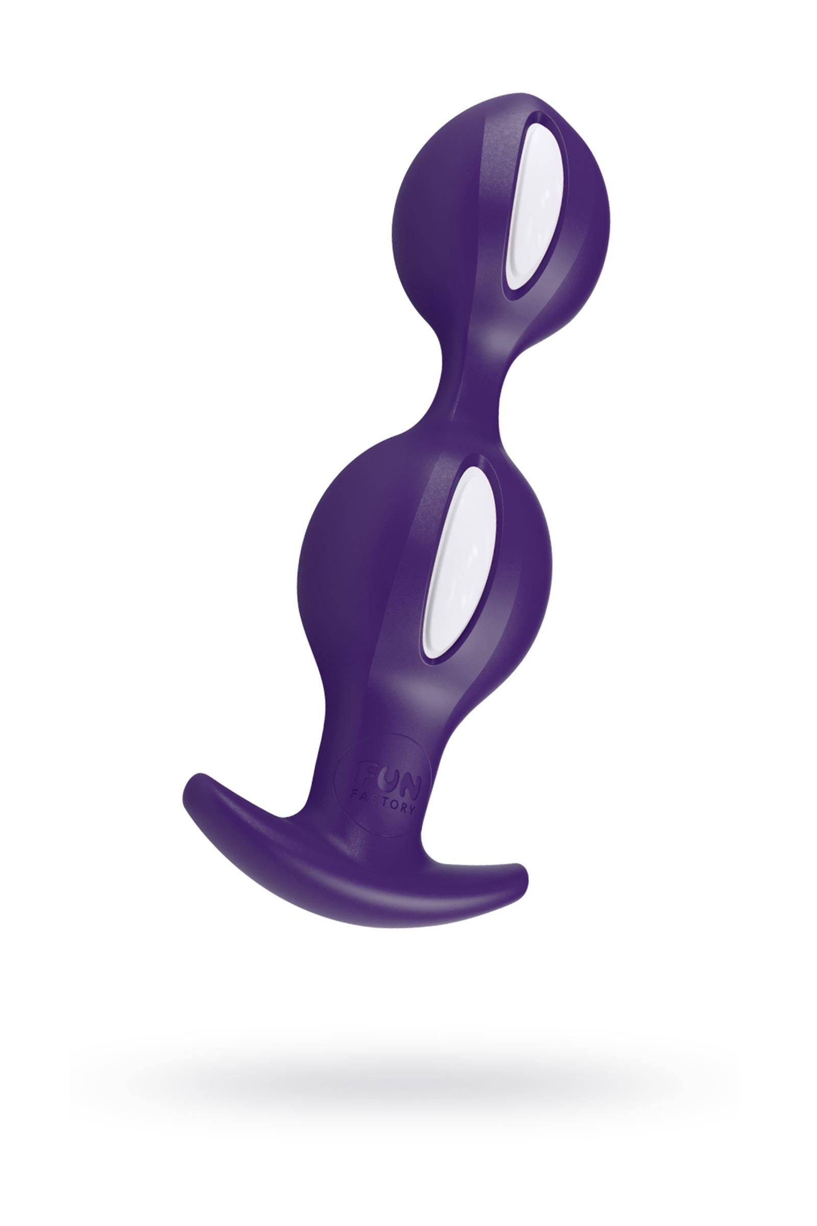 Fun Factory B BALLS Anal Plug, silikon, mor, 13 cm