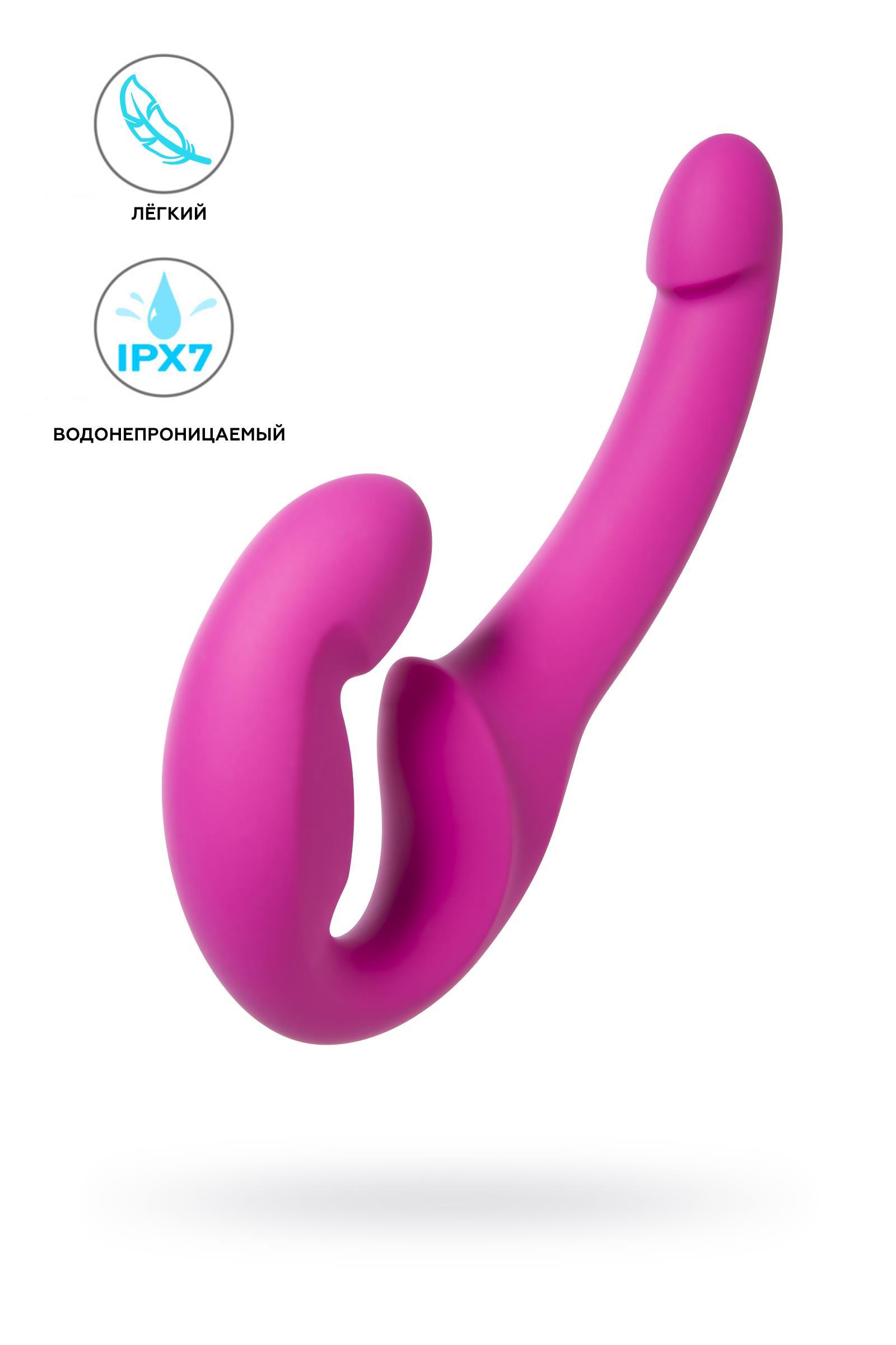 Fun Factory SHARE Strapon, silikon, mor, 23 cm