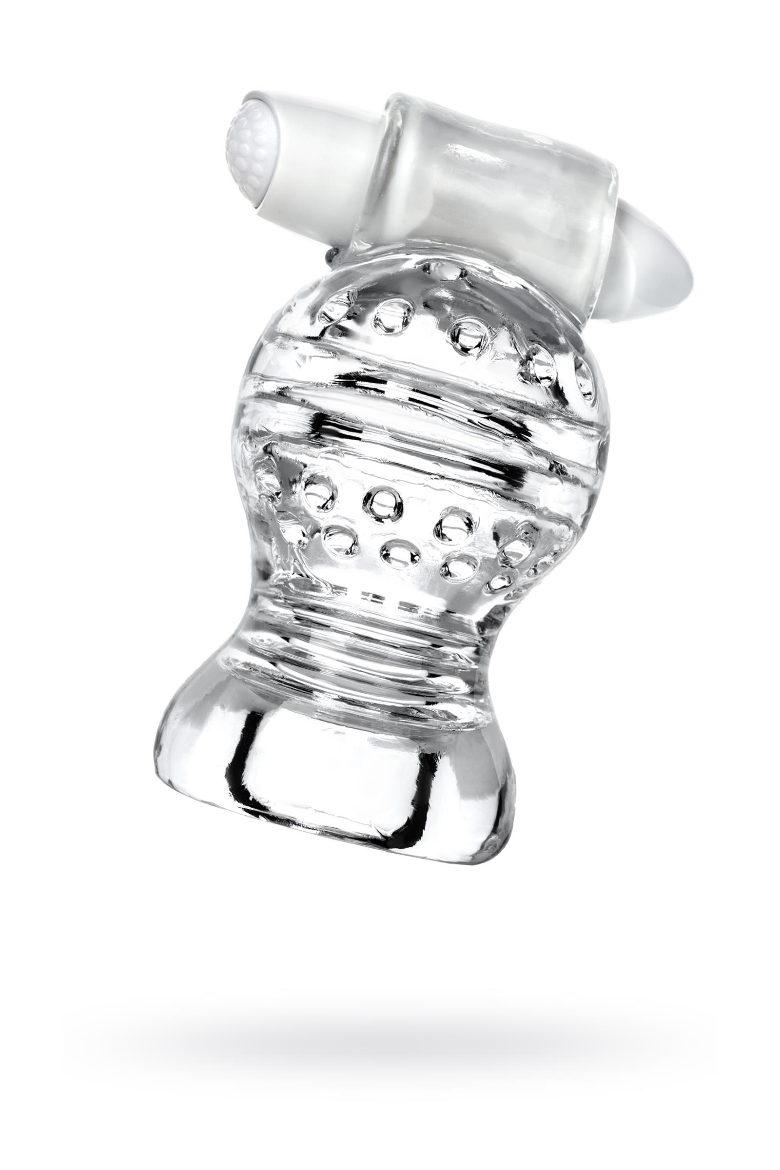 Lingam by TOYFA Masturbator ,Shakti, TPE, Şeffaf, 9 cm
