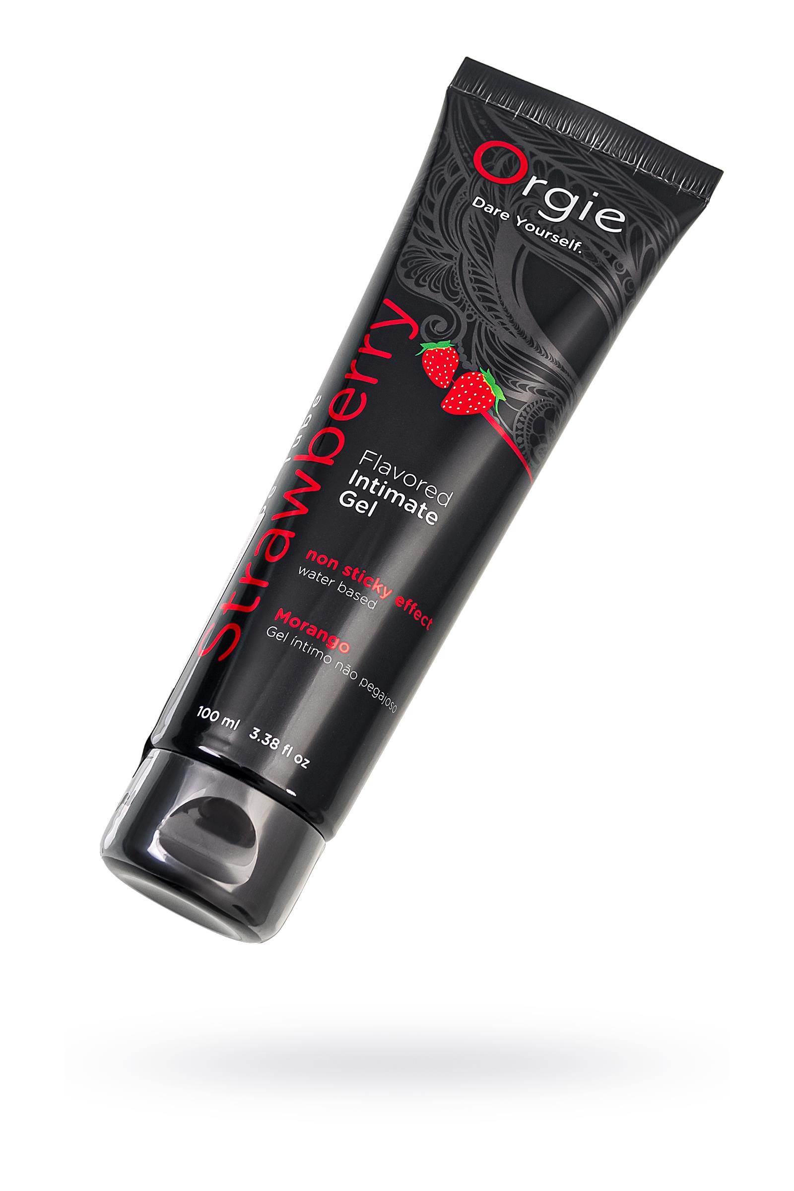 Samimi jel ORGİE LUBE TÜPÜ, çilek aromalı su bazlı, 100 ml