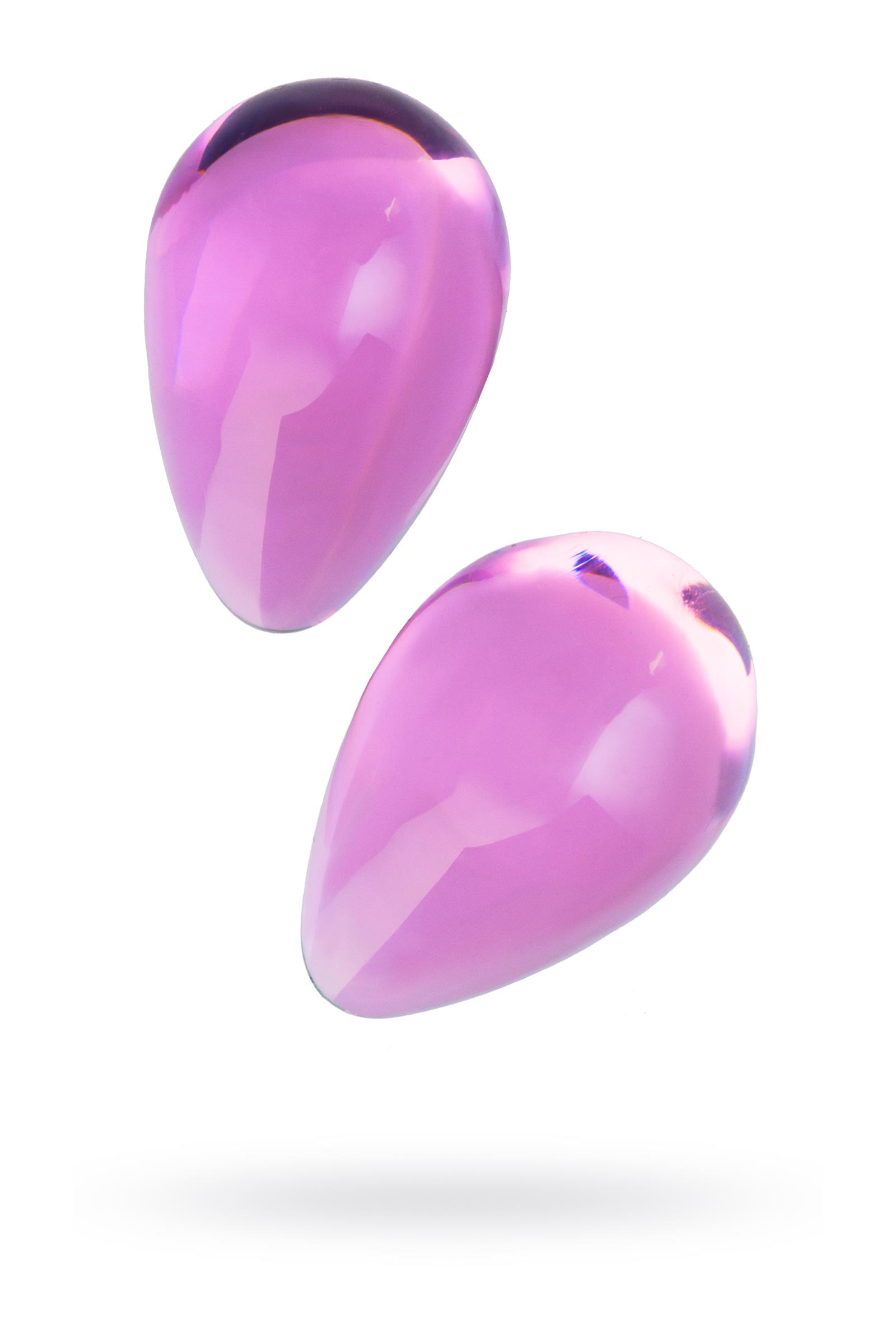 Sexus Glass Vajinal Topları, cam, pembe, Ø 2,7 cm