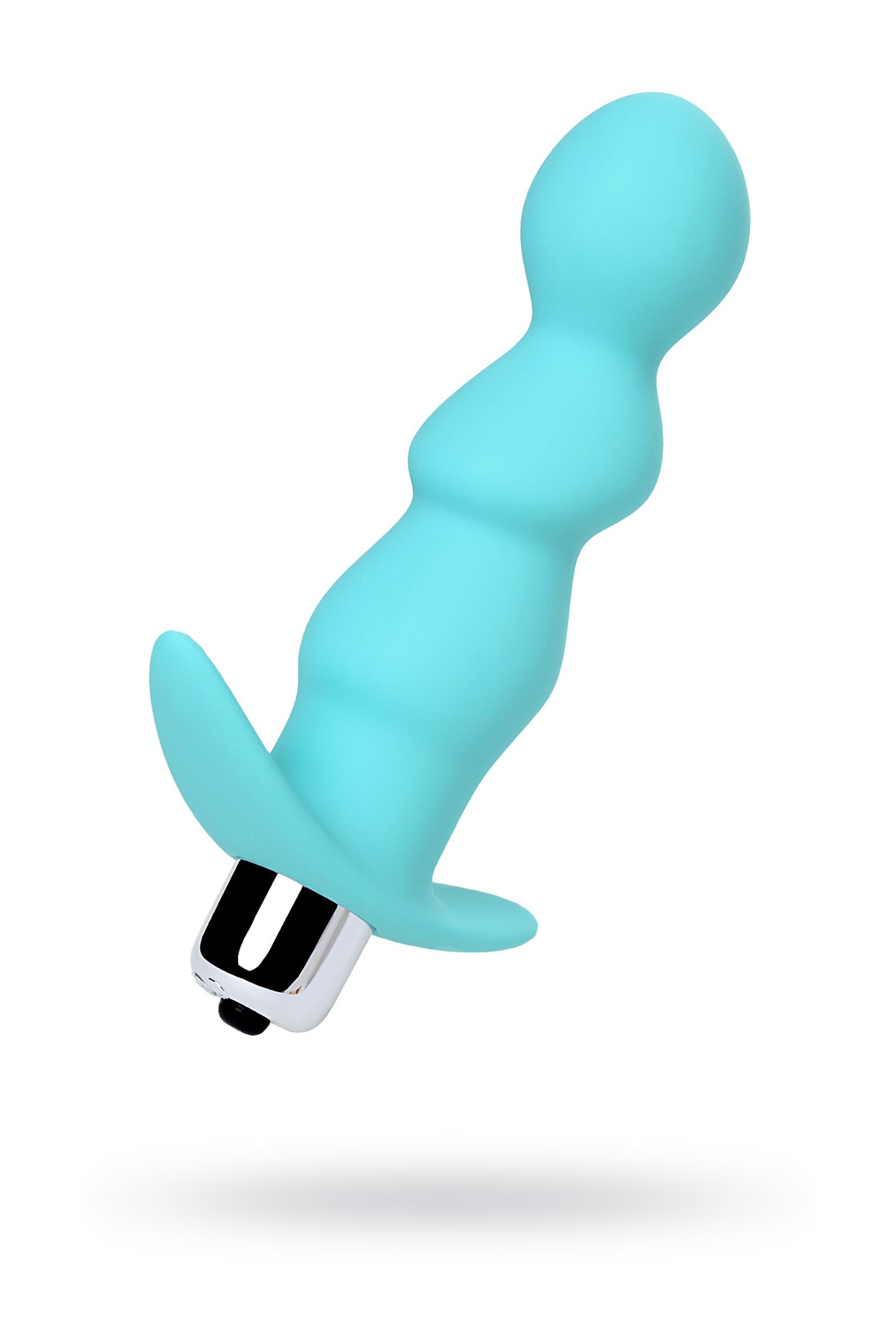 ToDo by Toyfa Bland anal vibratör, silikon, mavi, 12 cm, Ø 2,8 cm