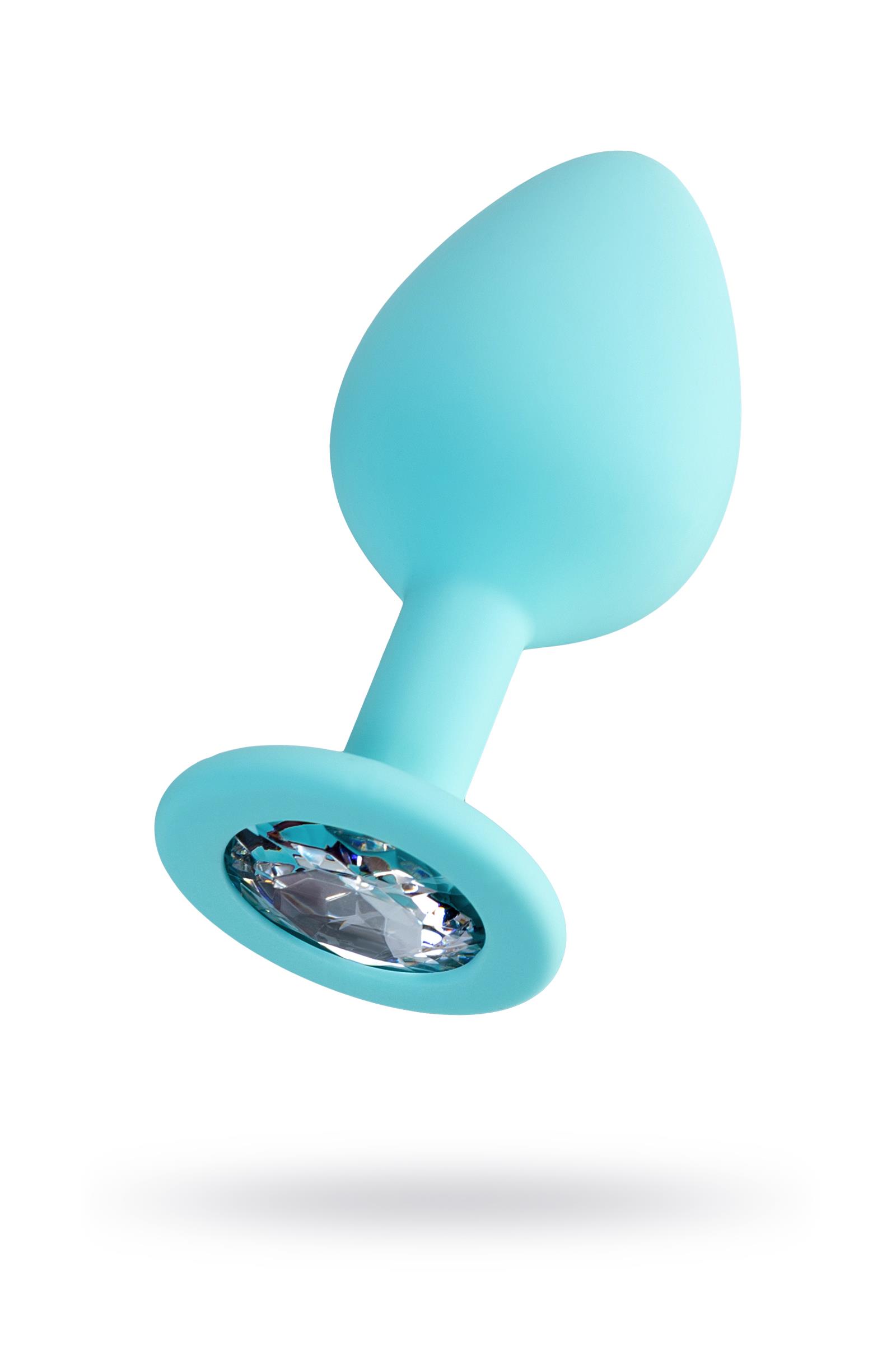 ToDo by Toyfa Brilliant Anal Plug, silikon, mavi, 8 cm, Ø 3 cm, 50 g