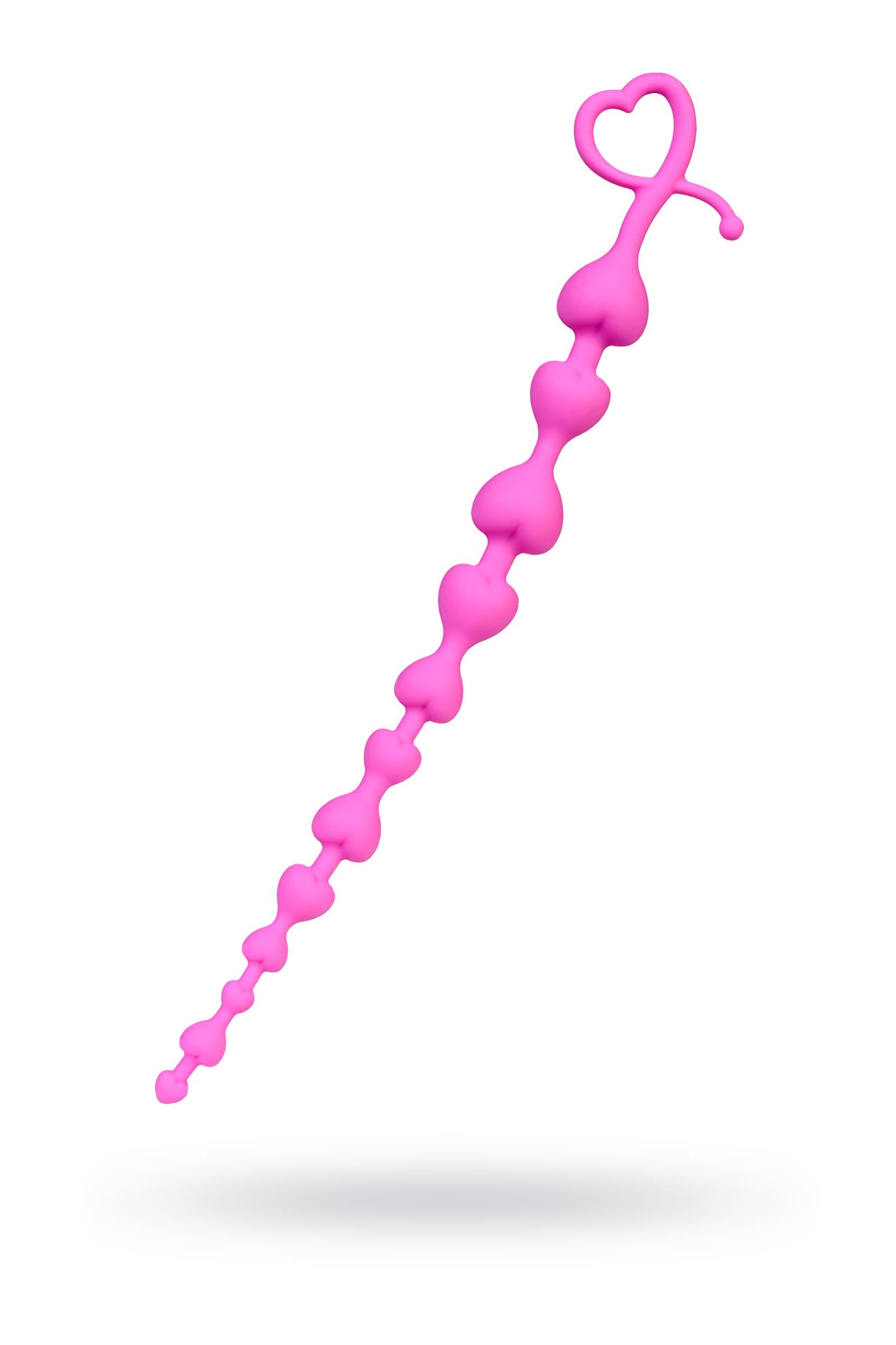 ToDo by Toyfa Long Sweety anal Zinciri, silikon, pembe, 34 cm, Ø 2,7 cm