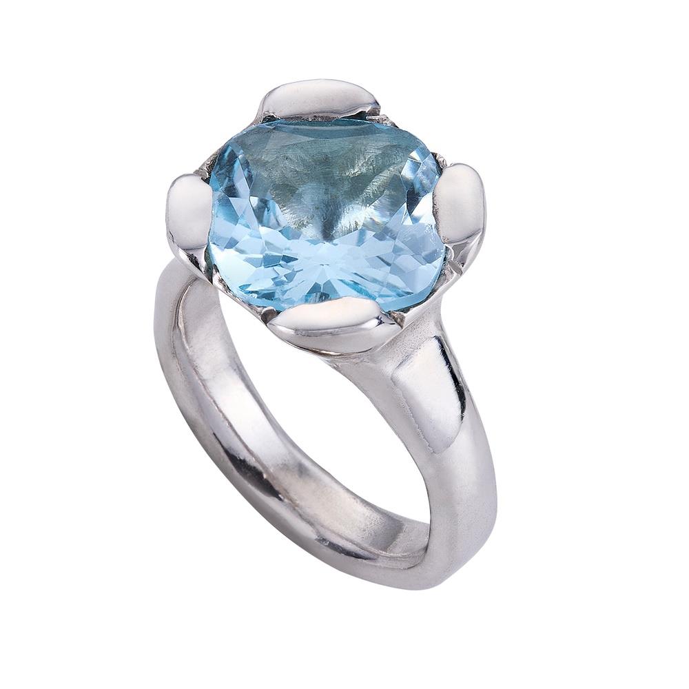 Libra Blue Topaz Yüzük