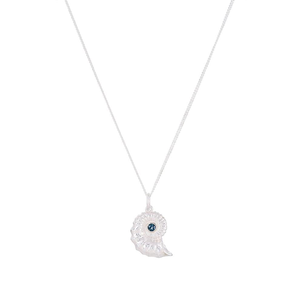 Salyangoz London Topaz Kolye