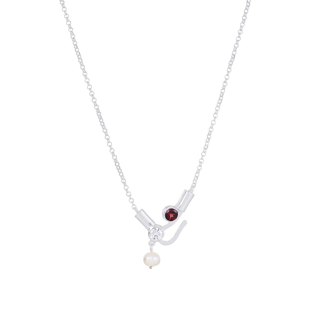 Çengel Rhodolite Kolye