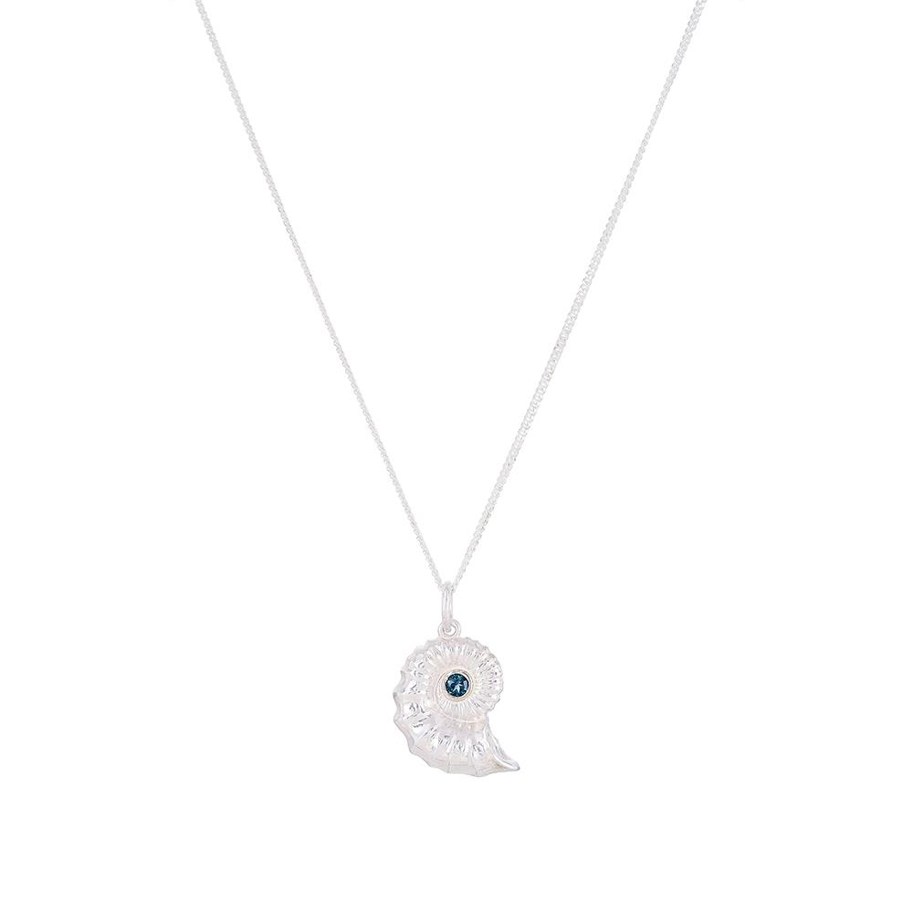 Salyangoz London Topaz Kolye