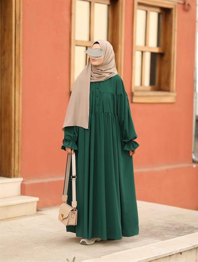 Aylina Elbise Zümrüt