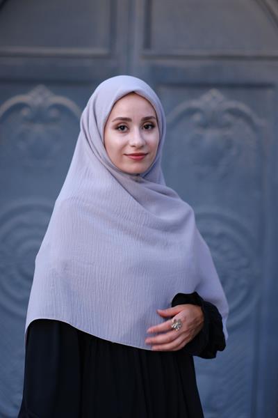 Cazz Büyük Boy Eşarp Açık Gri