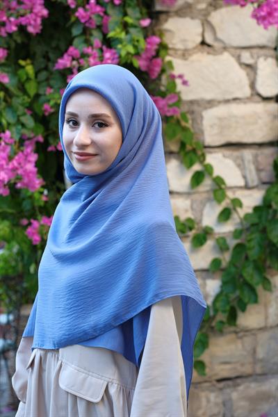 Cazz Büyük Boy Eşarp Kot Mavi