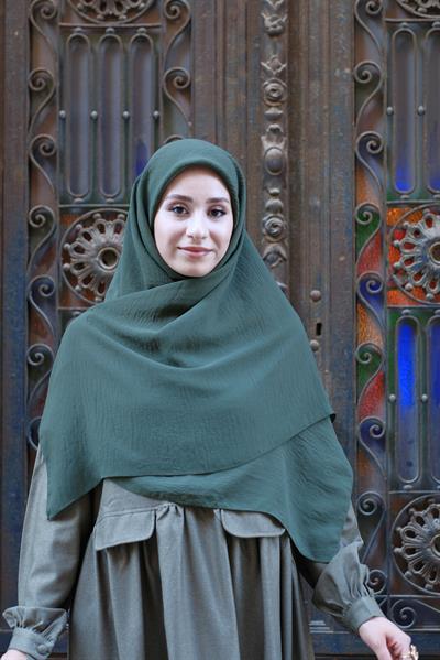 Cazz Büyük Boy Eşarp Yeşil