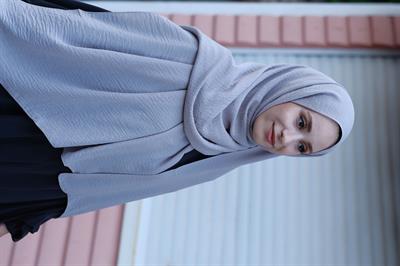 Cazz Büyük Boy Şal Açık Gri