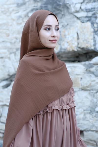 Cazz Büyük Boy Şal Kahverengi