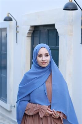 Cazz Büyük Boy Şal Kot Mavi