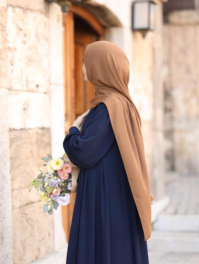 Çift Düğmeli Trenç Lacivert