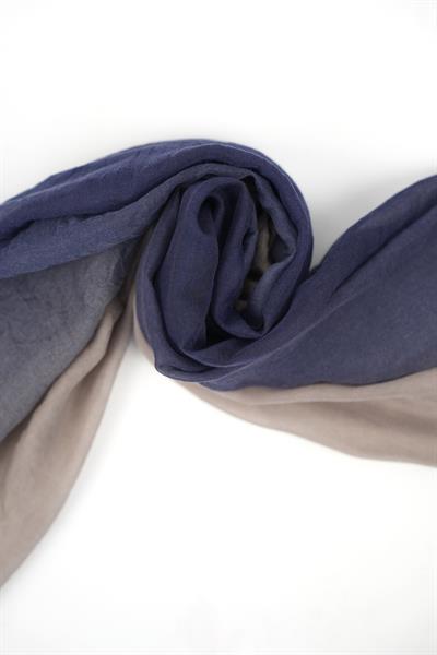 Degrade Konfor Şal Lacivert