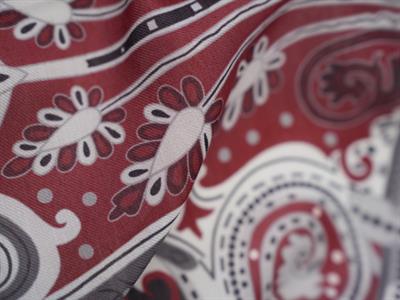 Etnik Noura Desen Şal Bordo