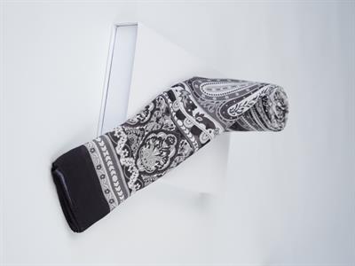 Etnik Noura Desen Şal Siyah