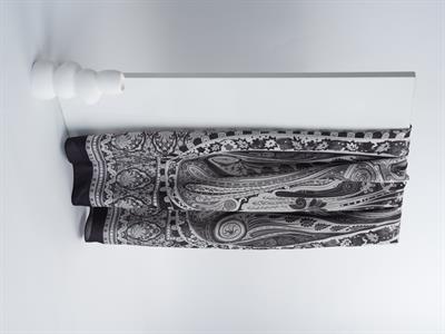 Etnik Noura Desen Şal Siyah