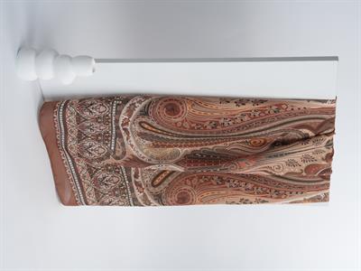 Etnik Noura Desen Şal Sütlü Kahve