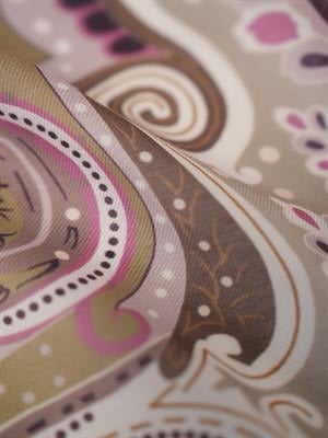 Etnik Noura Desen Şal Vizon