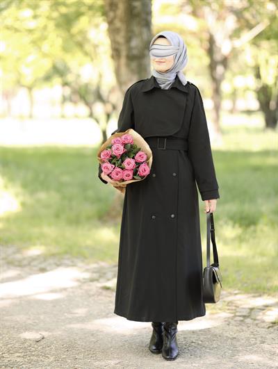 Farah Trençkot Siyah