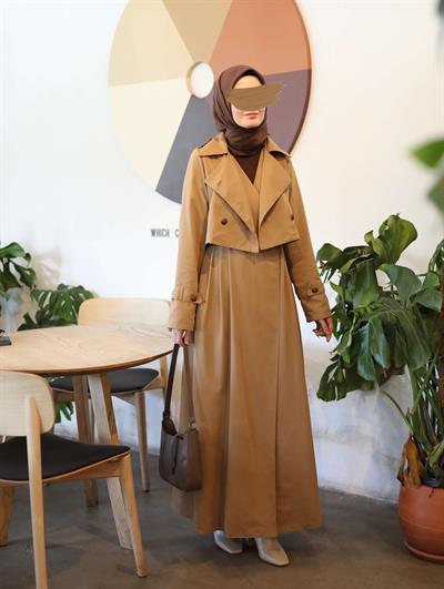 Jileli Trençkot Camel