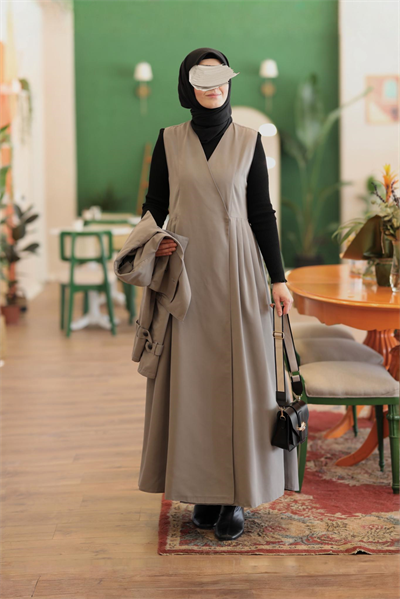 Jileli Trençkot Gri