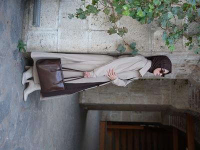 Kare Omuz Çantası Kahverengi