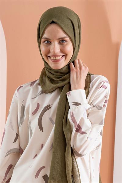 Konfor Şal Haki Yeşil