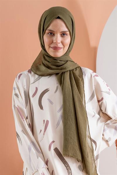 Konfor Şal Haki Yeşil