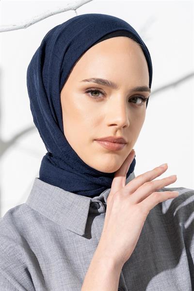 Konfor Şal Lacivert