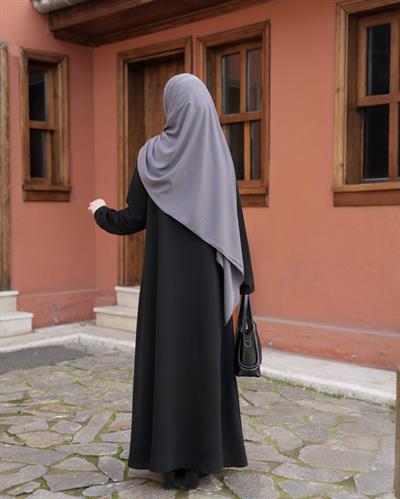 Kruvaze Trench Siyah