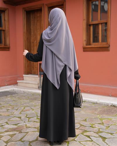 Kruvaze Trench Siyah