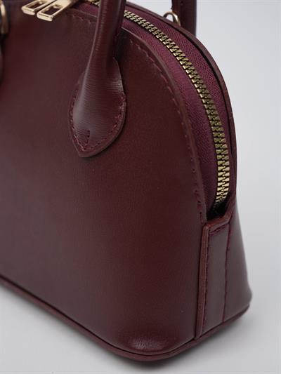 Mini D Model Çanta Bordo