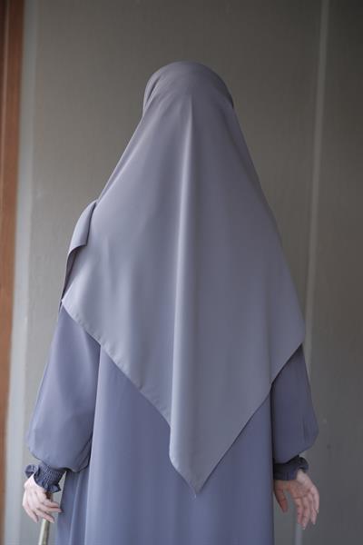 Medine İpeği Eşarp Gri