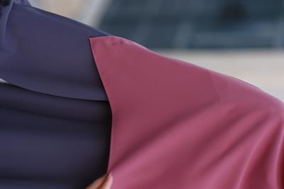 Medine İpeği Eşarp Gül Kurusu