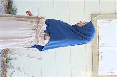 Medine İpeği Eşarp İndigo