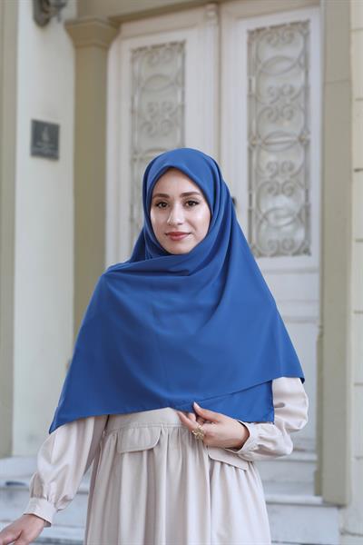 Medine İpeği Eşarp İndigo