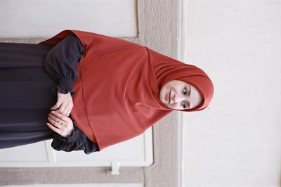 Medine İpeği Eşarp Kiremit