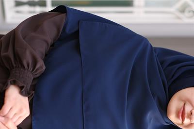 Medine İpeği Eşarp Lacivert