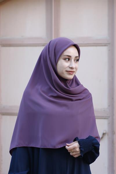 Medine İpeği Eşarp Mürdüm