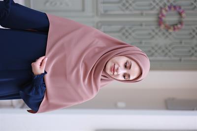 Medine İpeği Eşarp Sütlü Kahve