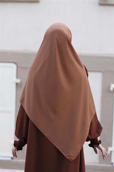 Medine İpeği Eşarp Taba