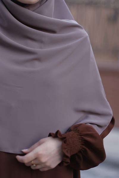 Medine İpeği Eşarp Vizon